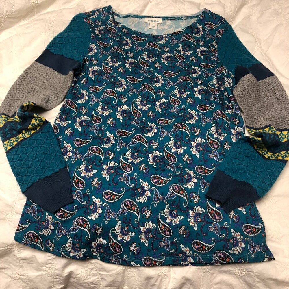 Sundance Sharrah Paisley Floral Print Shirt - XS